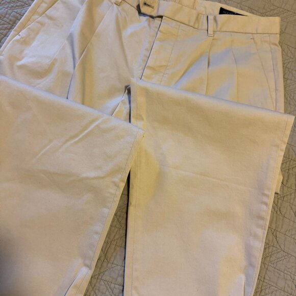 AllSaints Creamy Beige Trousers Size 32 AllSaints - Picture 2 of 4